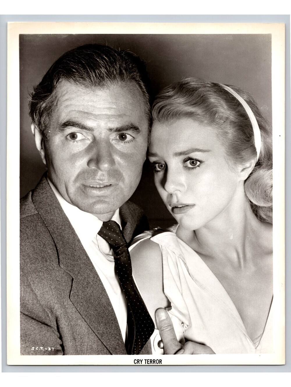 James Mason Photo & Inger Stevens Photo Cry Terror Movie Photo
